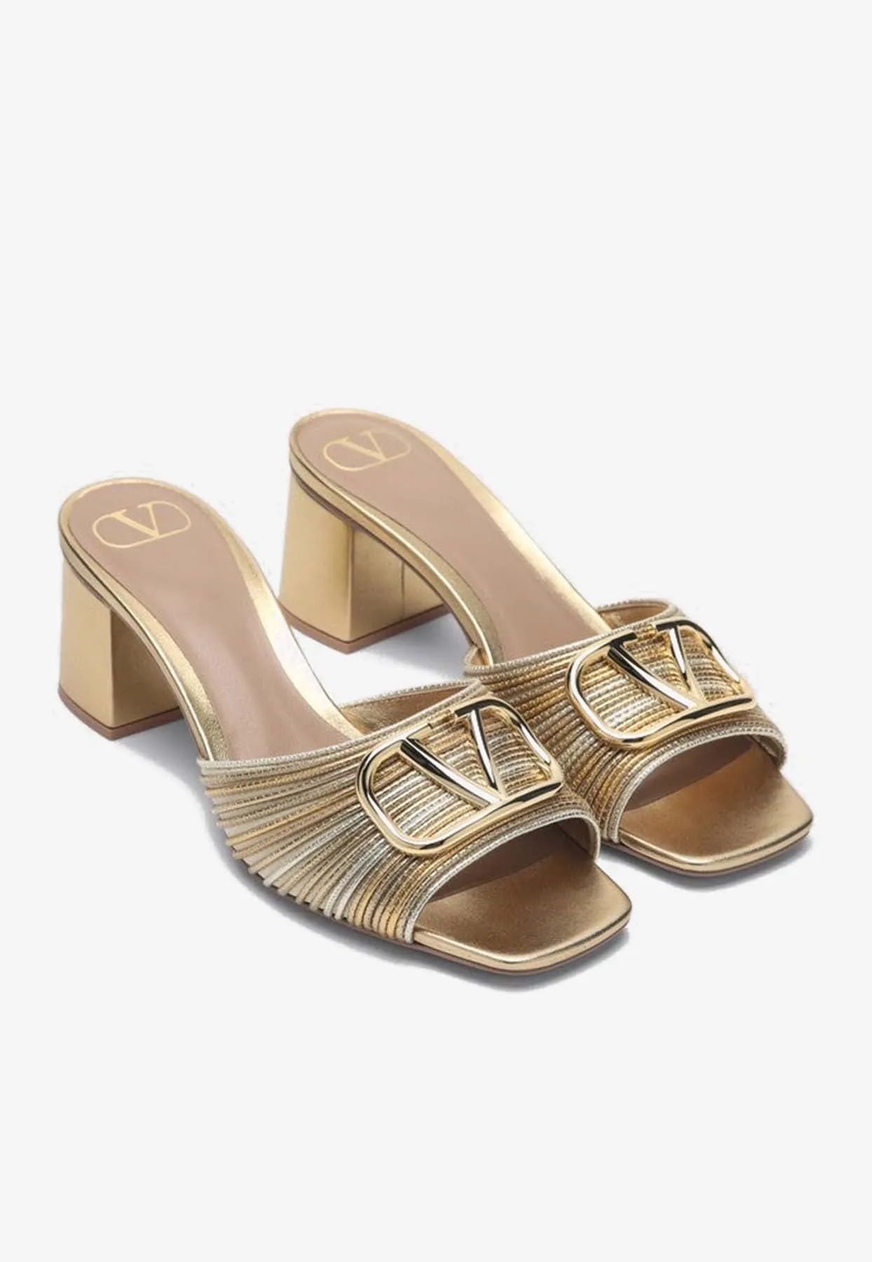 40 VLogo Leather Sandals