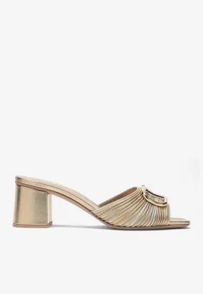 40 VLogo Leather Sandals