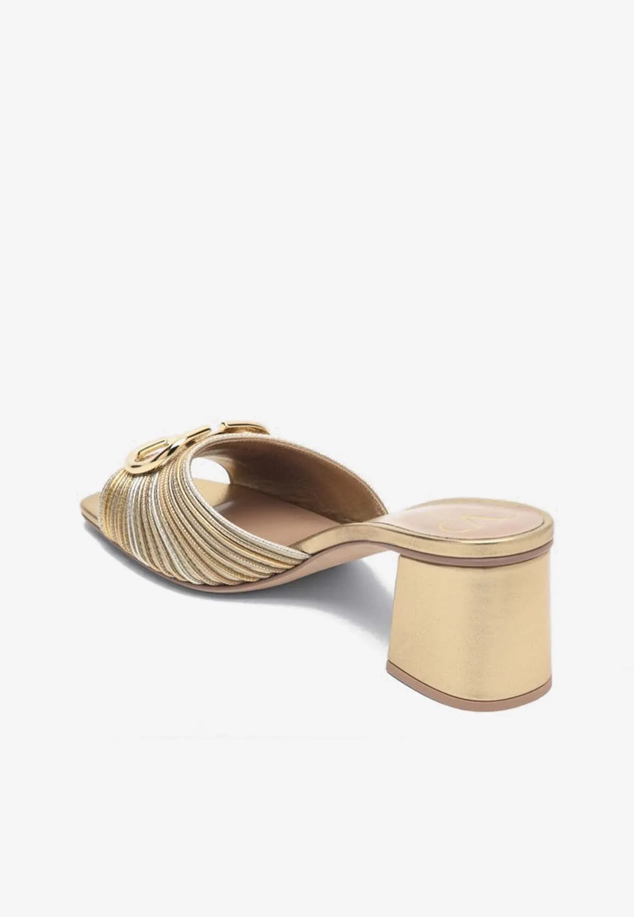 40 VLogo Leather Sandals