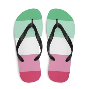 Abrosexual Pride Flip-Flops