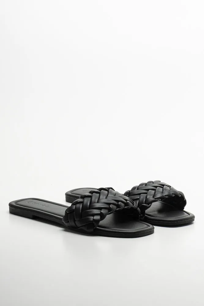 Braided Sandal Black
