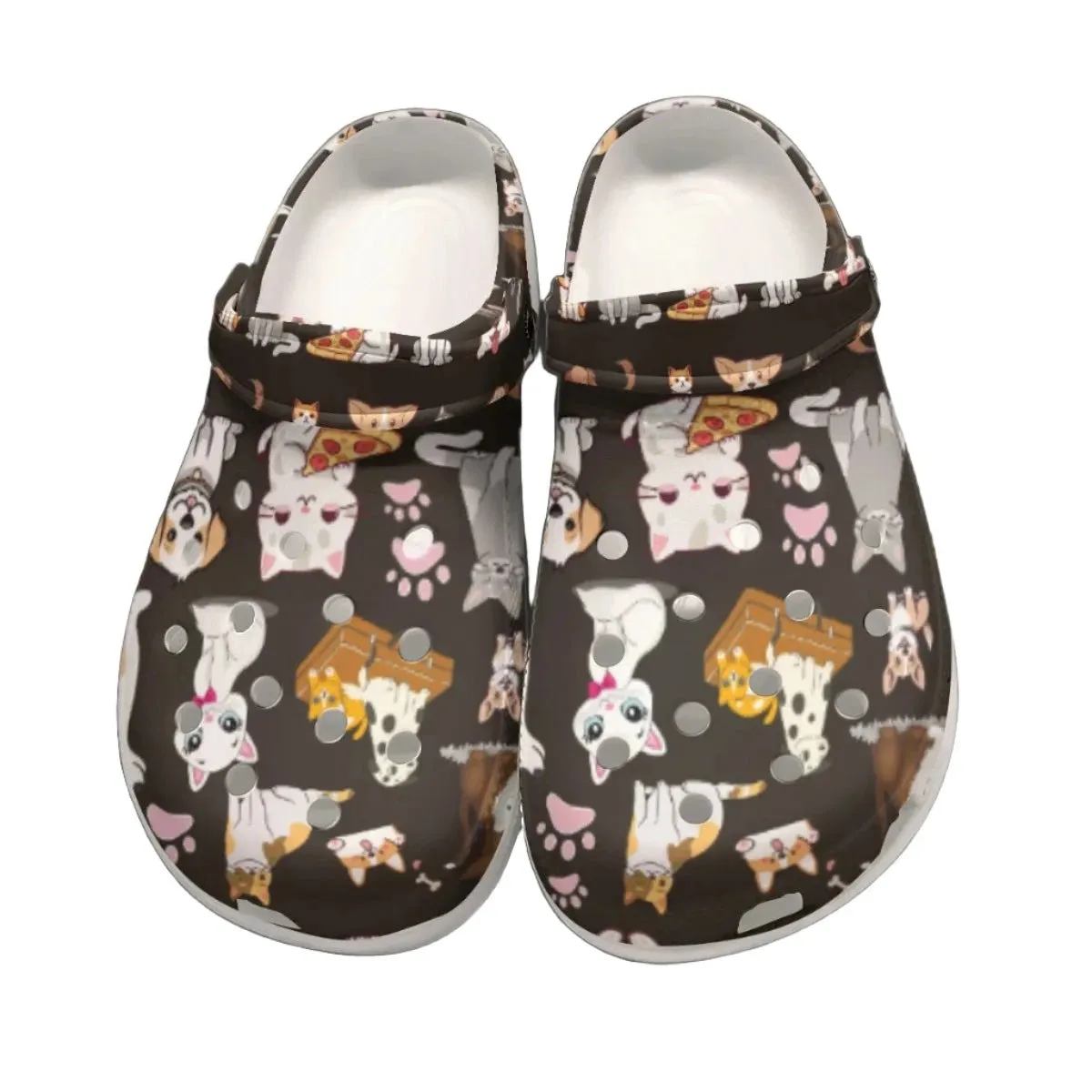 Cats & Dogs Black Rubber Shoes up to size 12
