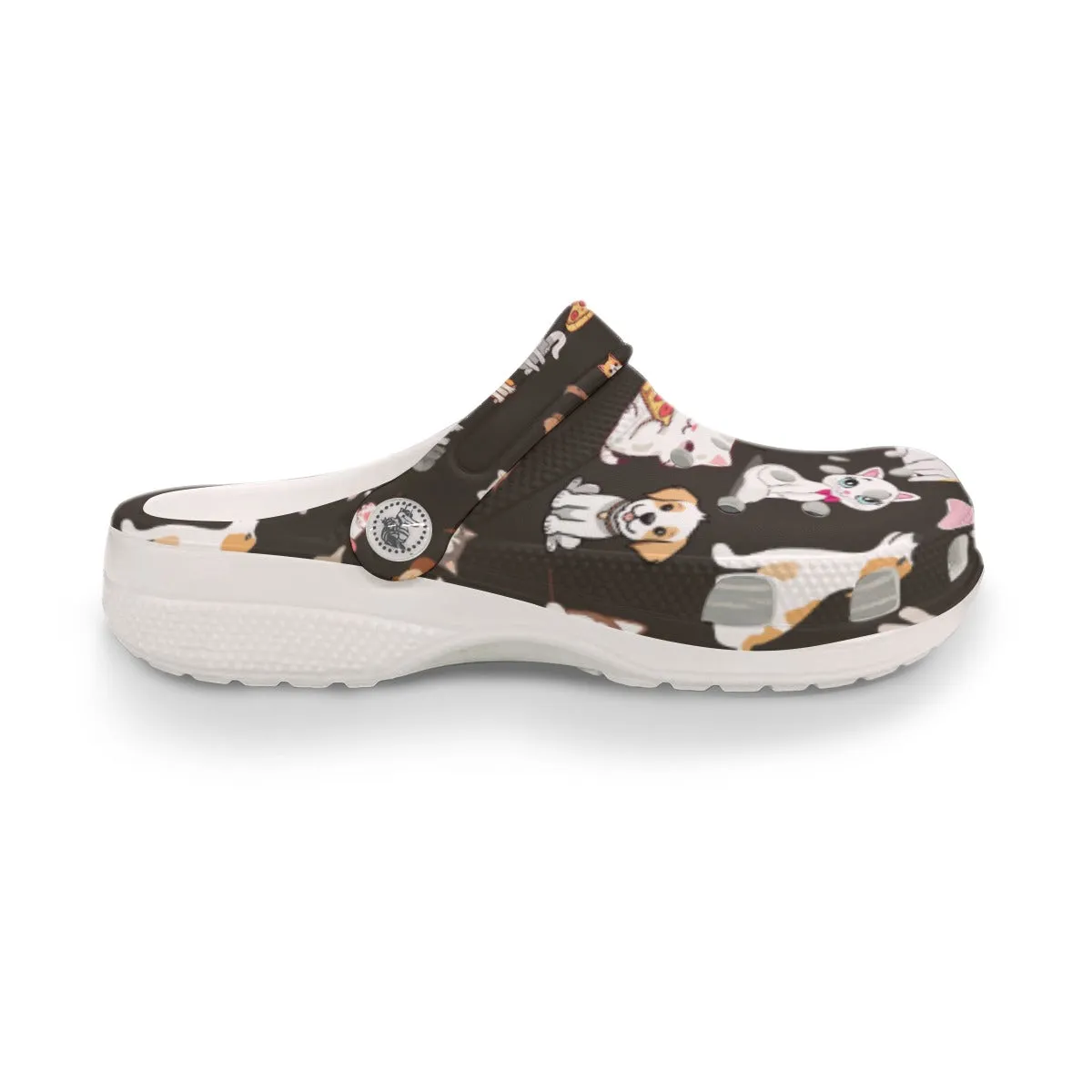 Cats & Dogs Black Rubber Shoes up to size 12