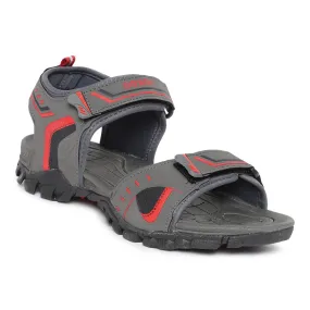 Eeken ESDGO4508S Grey Stylish Lightweight Dailywear Sports Sandals For Men
