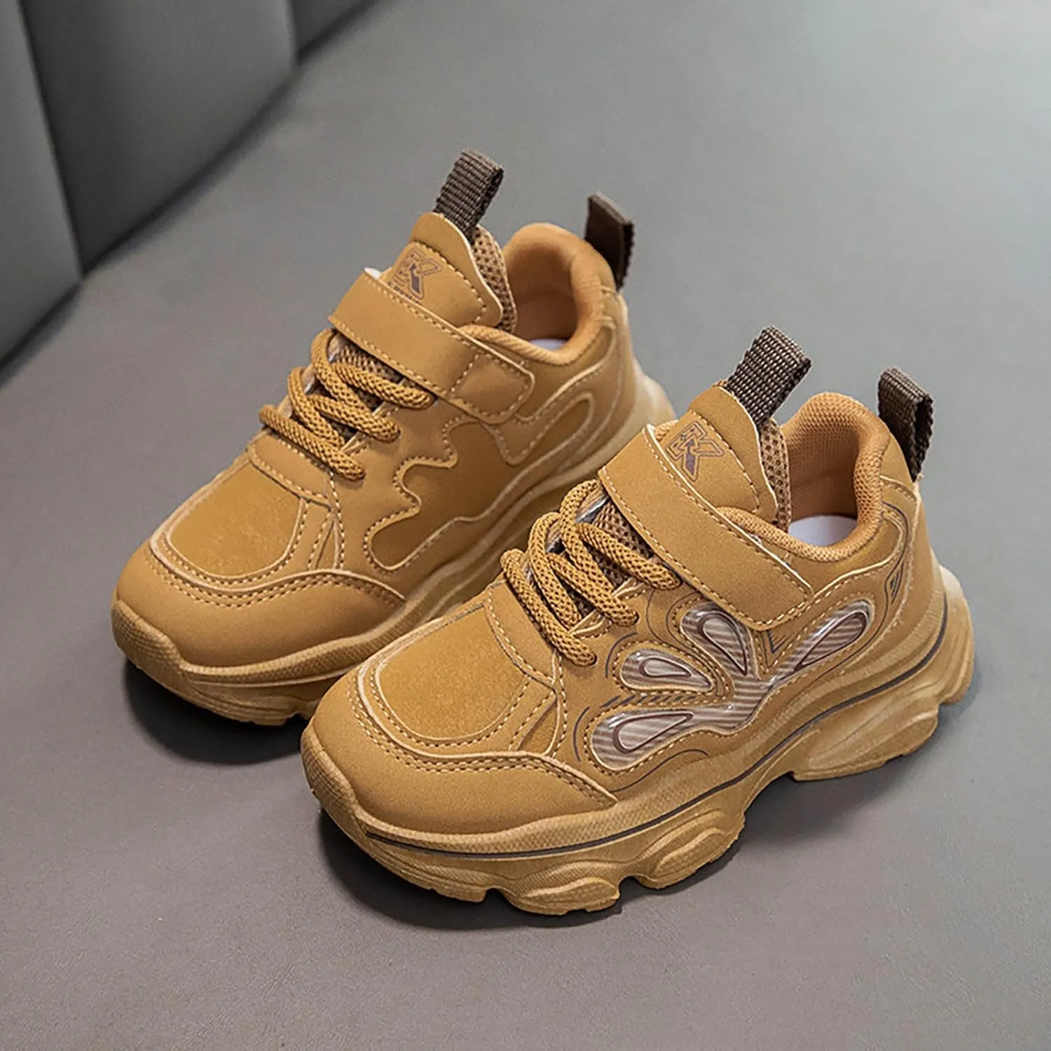 Fashion All Seasons Children Sports Shoes Girls Boys Flat Sole Thick Sole Non Slip Comfortable Casual Tumble Slip on