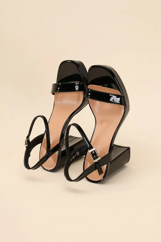 FINN Stylish Ankle Strap Block Heel