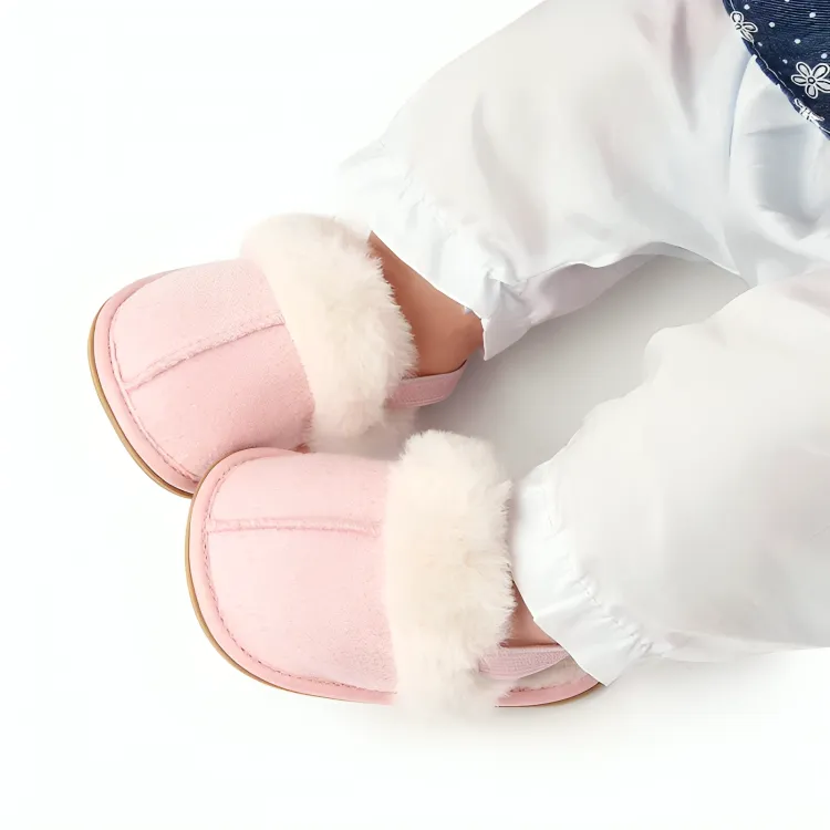 Fluffy Slipper Slides Baby Shoes