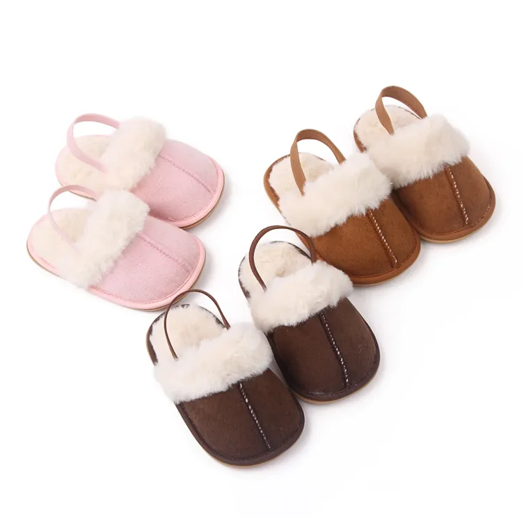 Fluffy Slipper Slides Baby Shoes