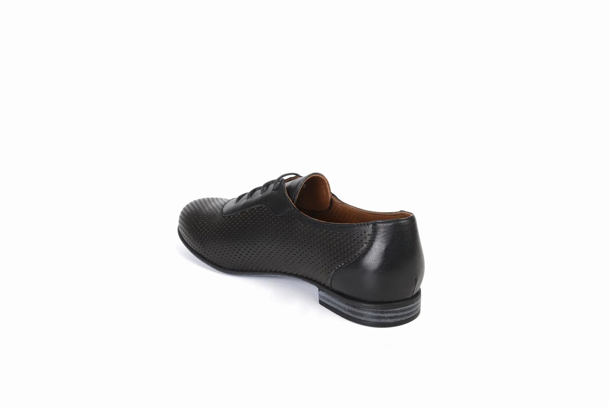 FOOT FEDERATION OPENWORK OXFORD WOMEN'S SHOE BLACK