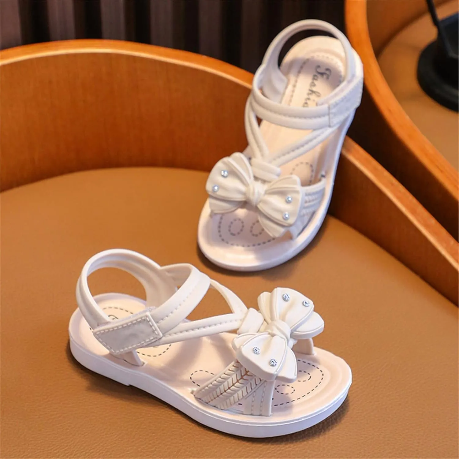 Girls Sandals Children Sandals Soft Flat Shoes Fashion Comfortable Flower Sandals en Sandals for Toddler Girls
