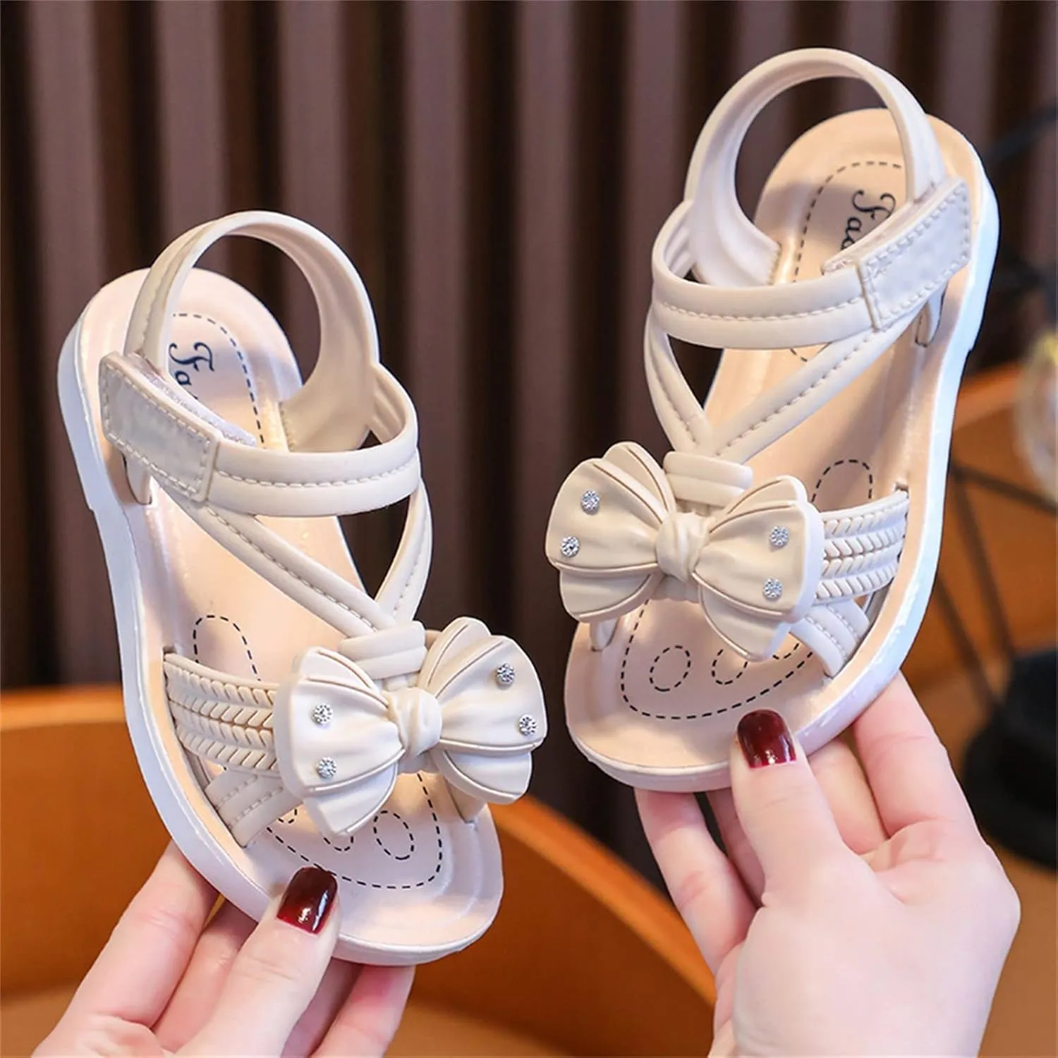 Girls Sandals Children Sandals Soft Flat Shoes Fashion Comfortable Flower Sandals en Sandals for Toddler Girls