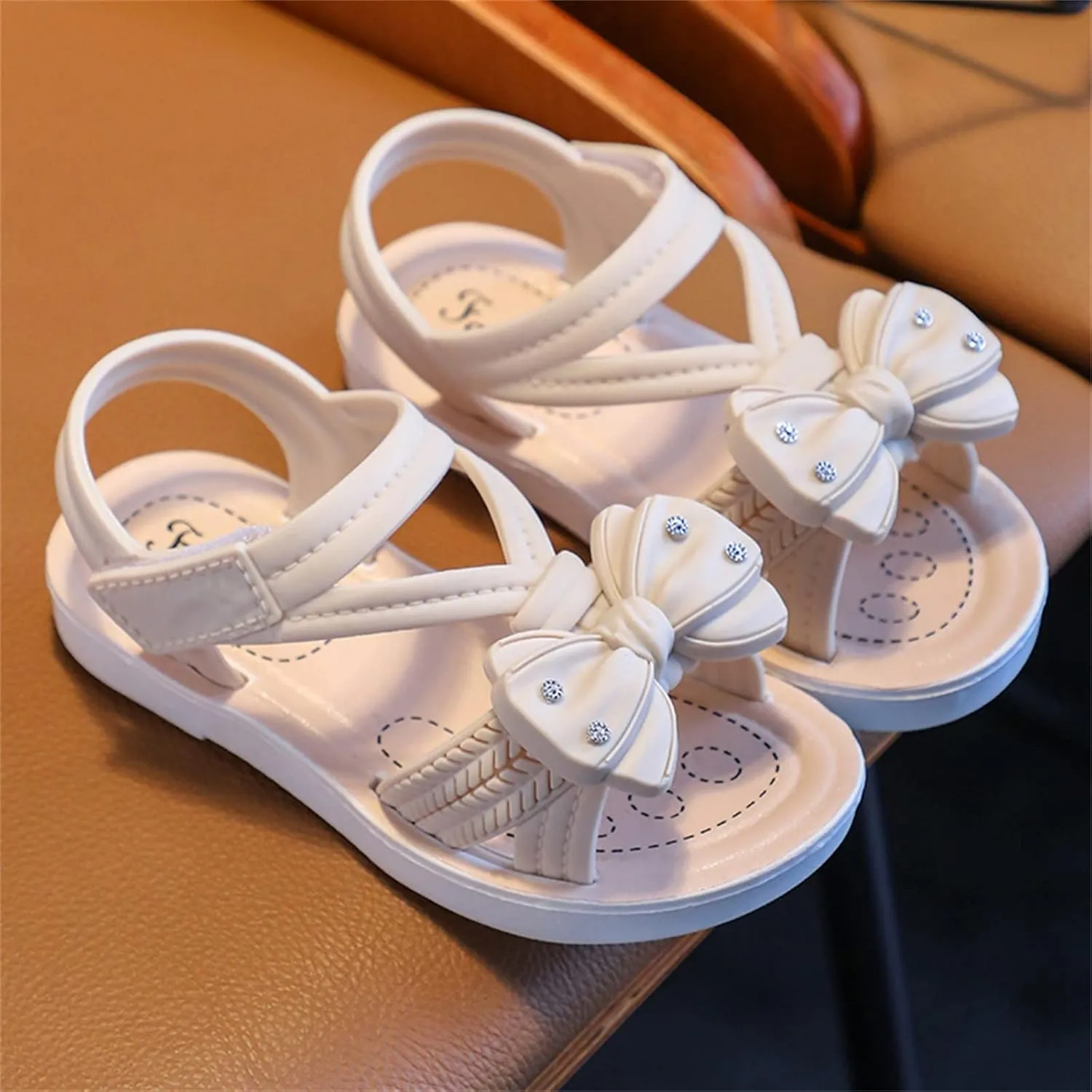 Girls Sandals Children Sandals Soft Flat Shoes Fashion Comfortable Flower Sandals en Sandals for Toddler Girls