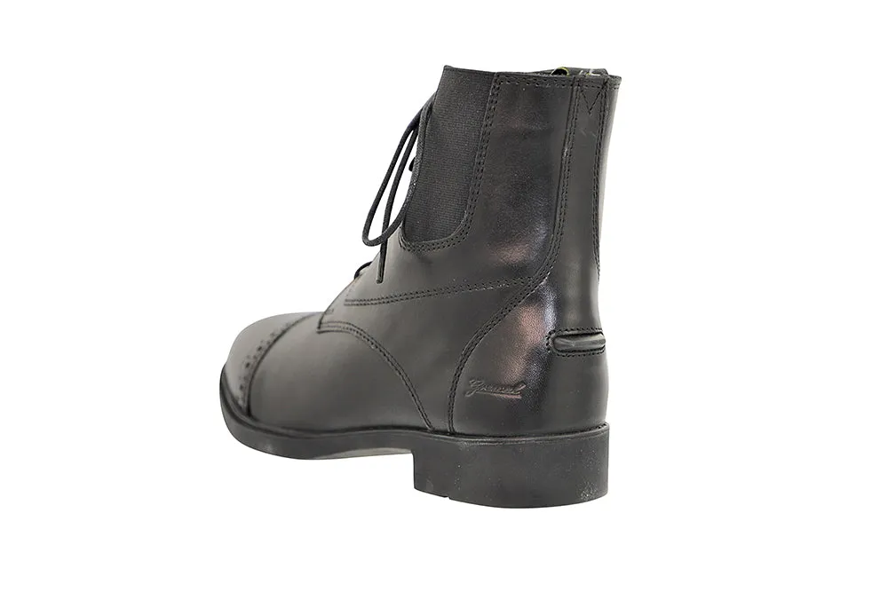 Lace-Up Synthetic Leather Paddock Boots