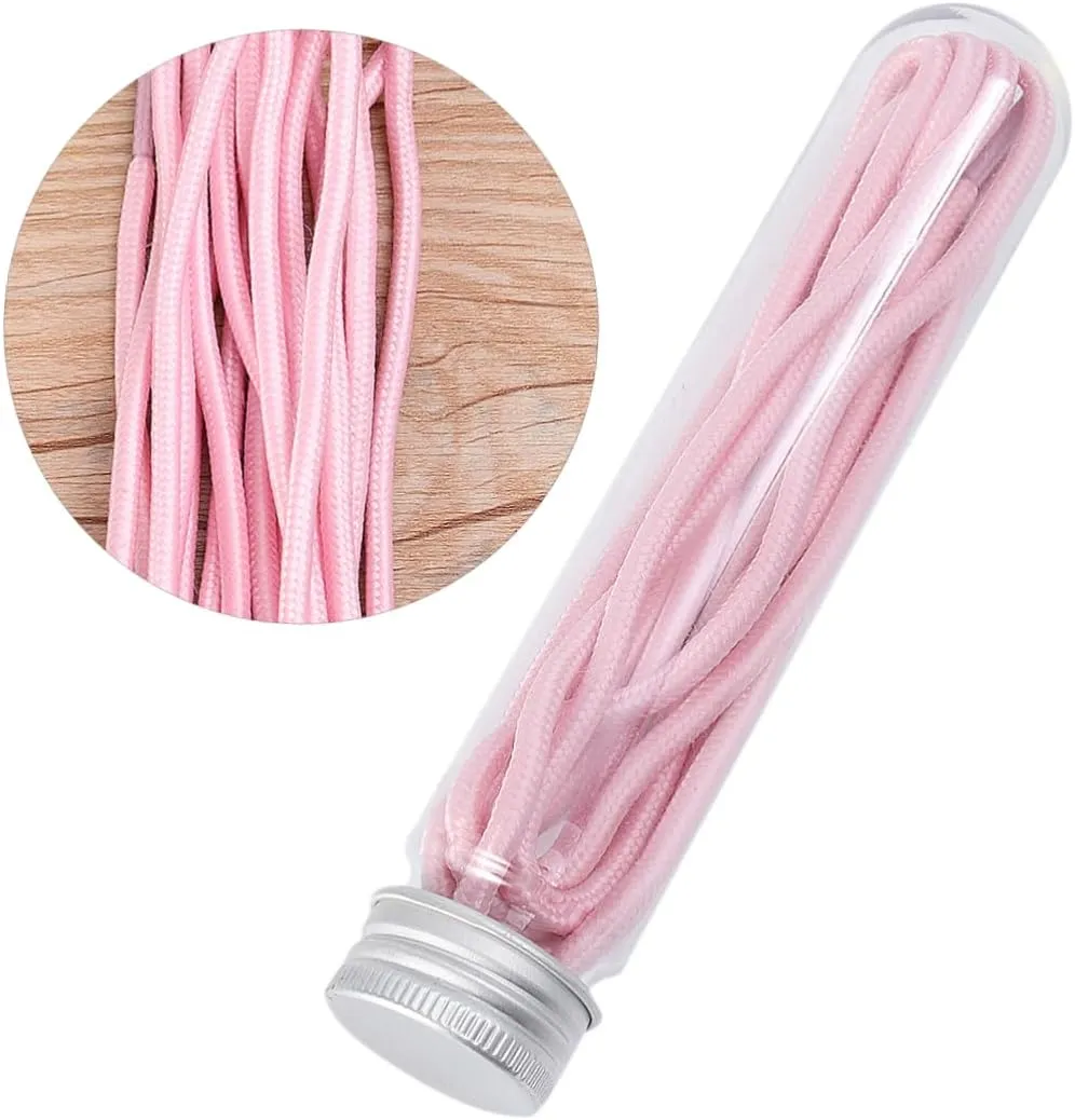 Luminous Shoelace Light up Shoelaces White Laces for Sneakers Stretchy Shoelaces Round Shoelaces Shoes