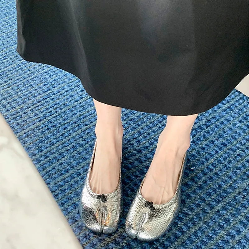 Lunaria Stylish Tabi Pumps