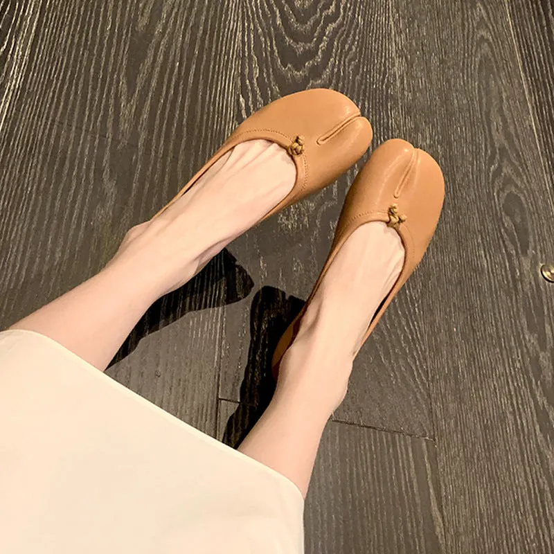Lunaria Stylish Tabi Pumps
