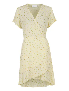 Malta Single Blossom Dress - Light Yellow
