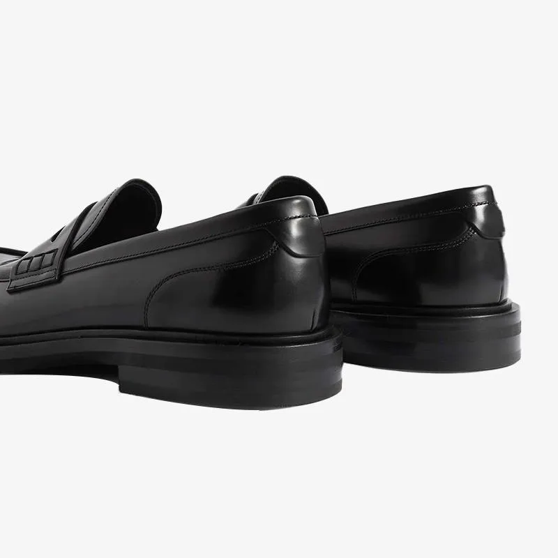 Men Penny Slip-On Loafers Calf Leather
