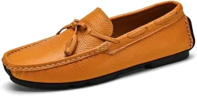 Mens Loafers Square Toe with Tassel Driving Boat Shoes Comfortable Lightweight Flexible Prom Classic Slip On