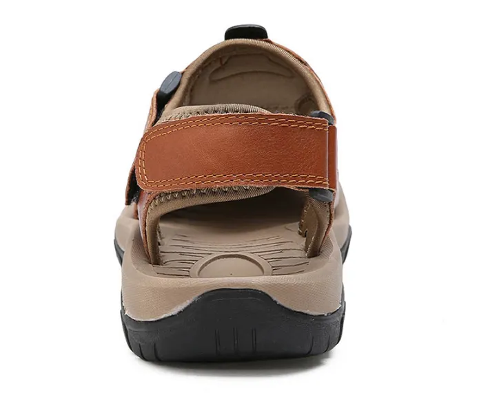 Men's Summer Soft Genuine Leather Sandals