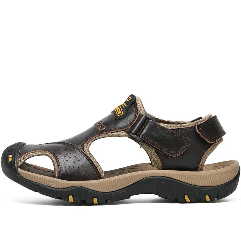 Men's Summer Soft Genuine Leather Sandals