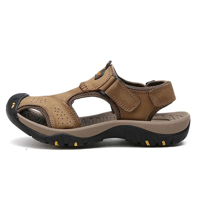 Men's Summer Soft Genuine Leather Sandals