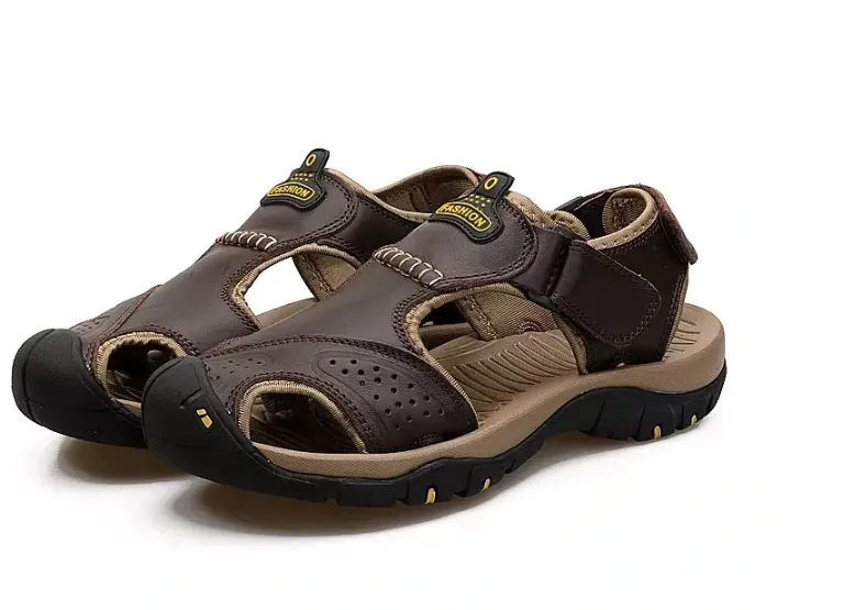 Men's Summer Soft Genuine Leather Sandals