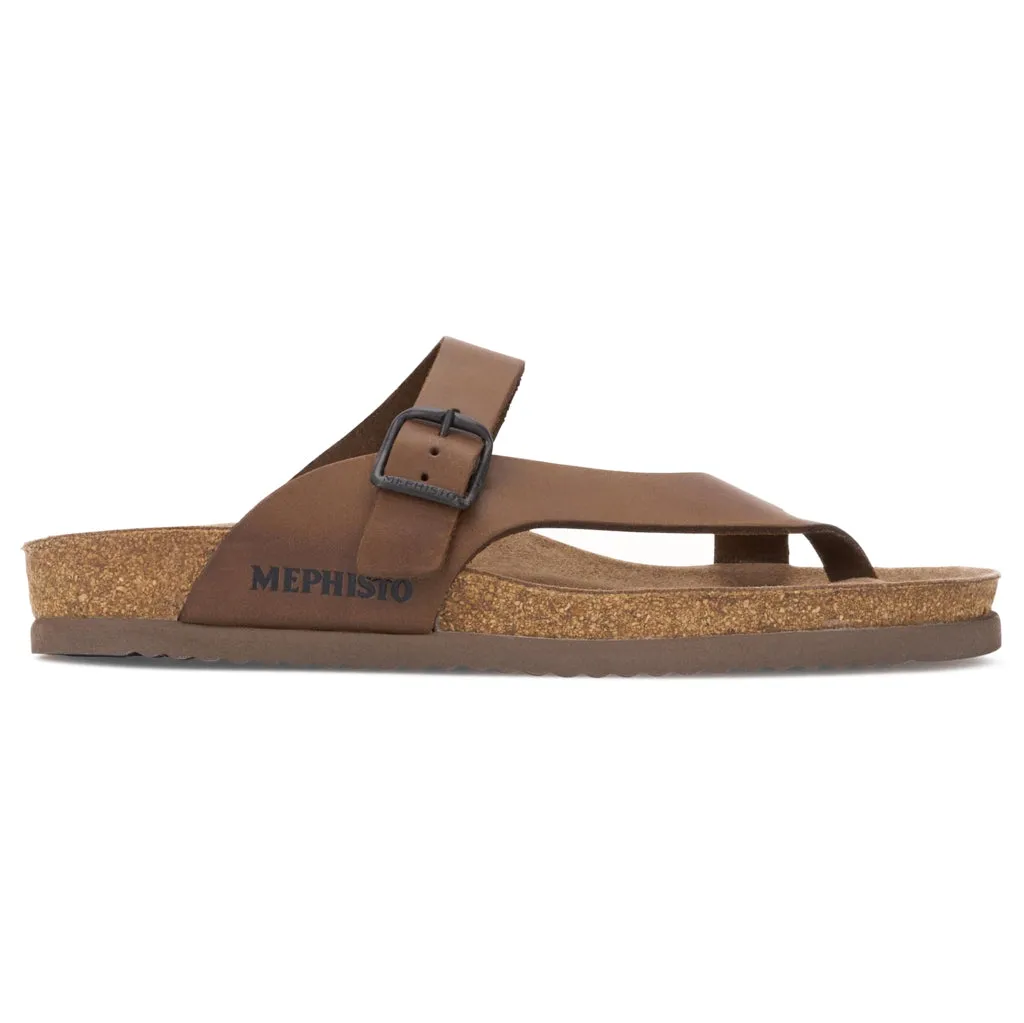 Mephisto Niels Nubuck Leather Men's Slide Sandals