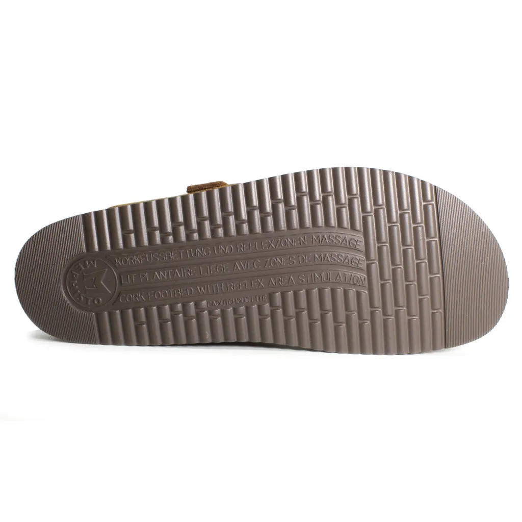 Mephisto Niels Nubuck Leather Men's Slide Sandals