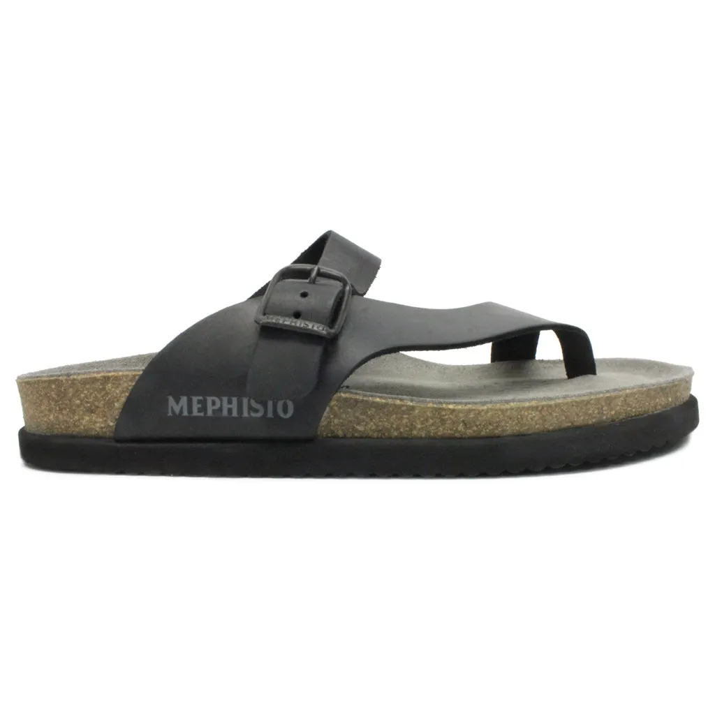 Mephisto Niels Nubuck Leather Men's Slide Sandals