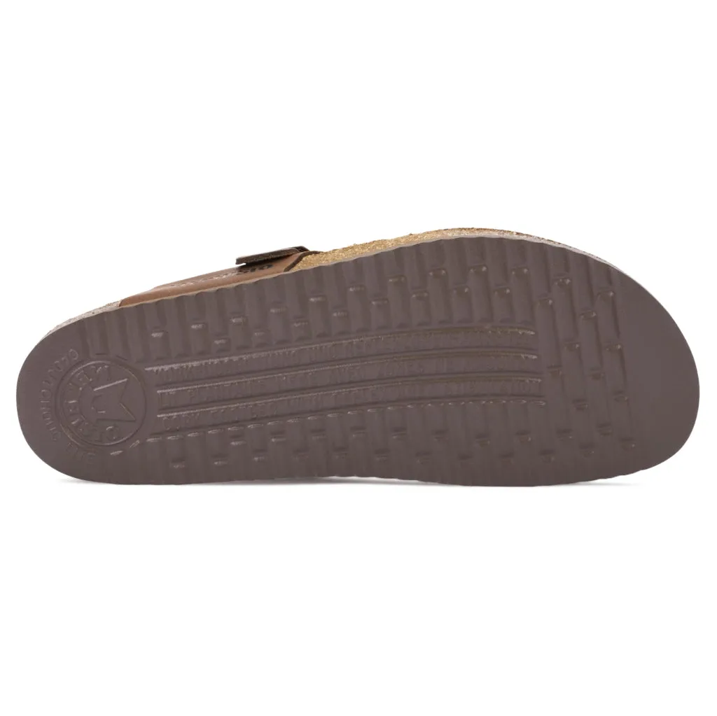 Mephisto Niels Nubuck Leather Men's Slide Sandals