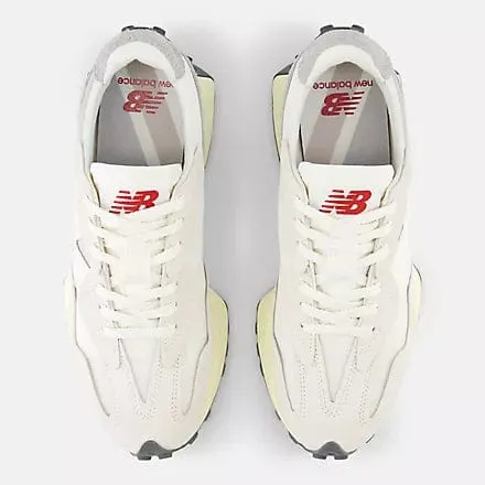 New Balance Unisex 327 Sneakers- White/Grey