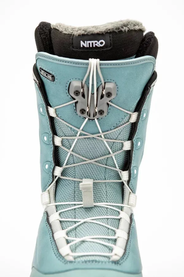 Nitro Women's 2024 Crown TLS Snowboard Boots - Blue