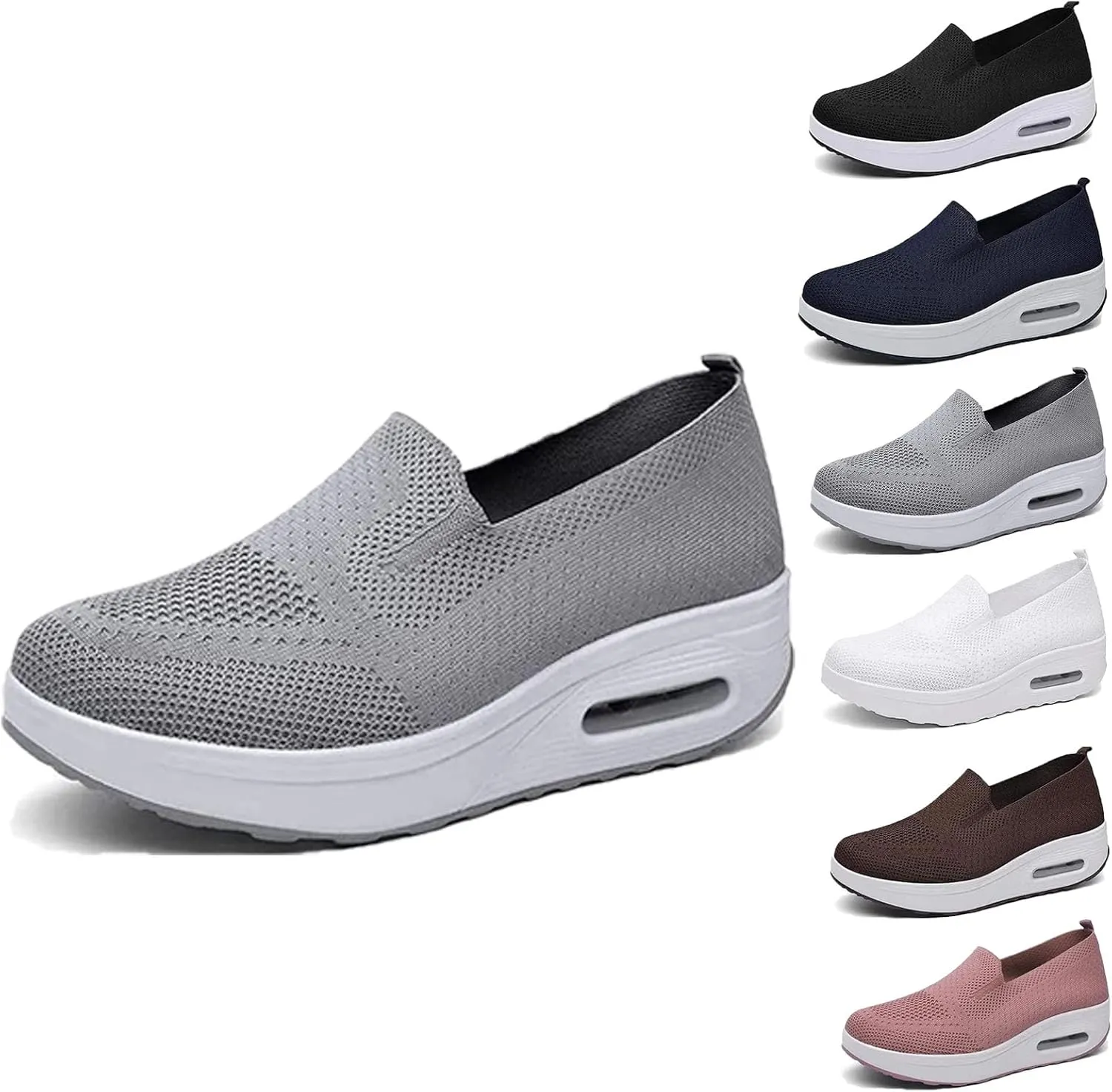 Orthopedic Sneakers for Women, 2023 Orthopedic Shoes for Women, Womens Orthopedic Shoes, Slip-On Light Air Cushion Orthopedic Sneakers