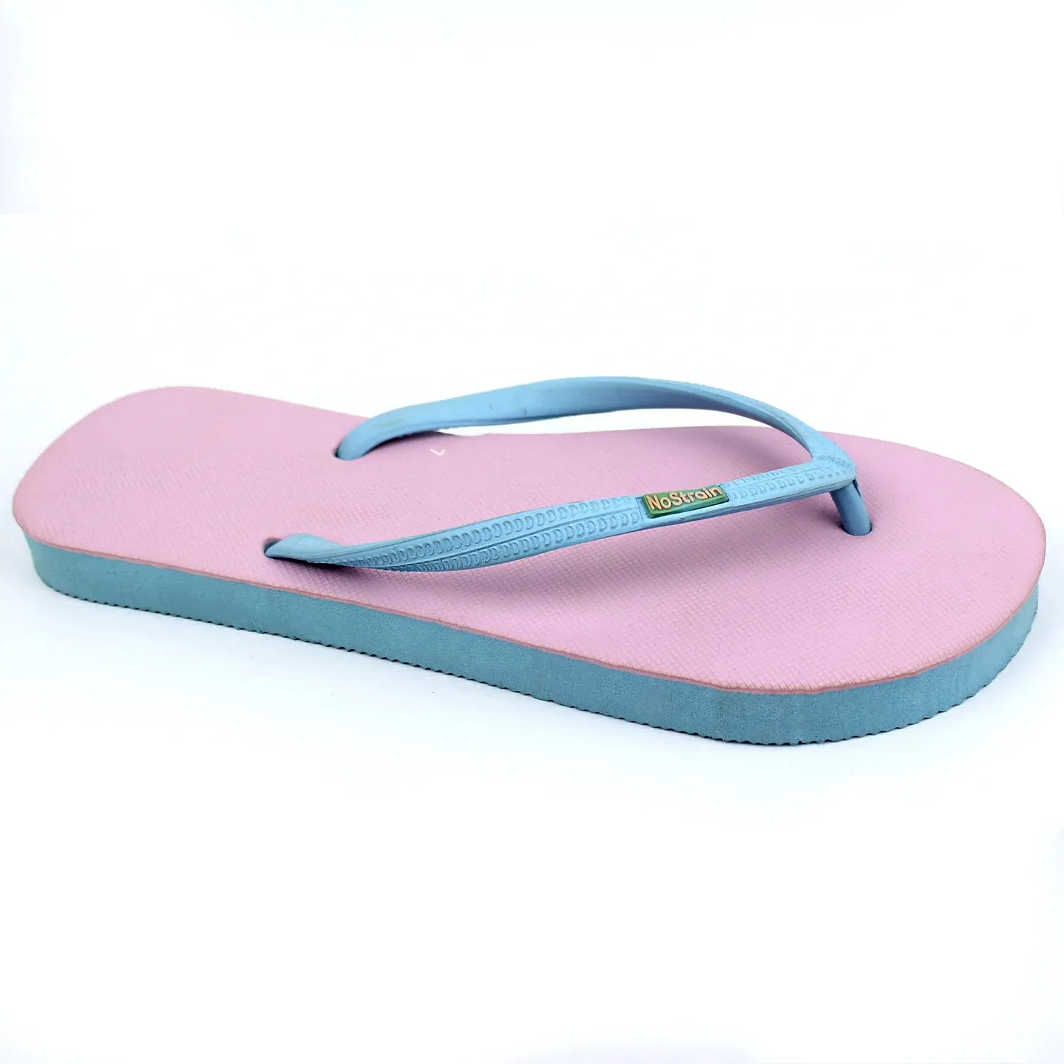 Pink & Sky Blue Flip-Flops Women