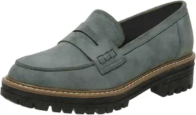Platform Loafers for Women Comfort Slip On Loafers Casual Business Shoes Classic Fall Shoes Leather Penny Loafers