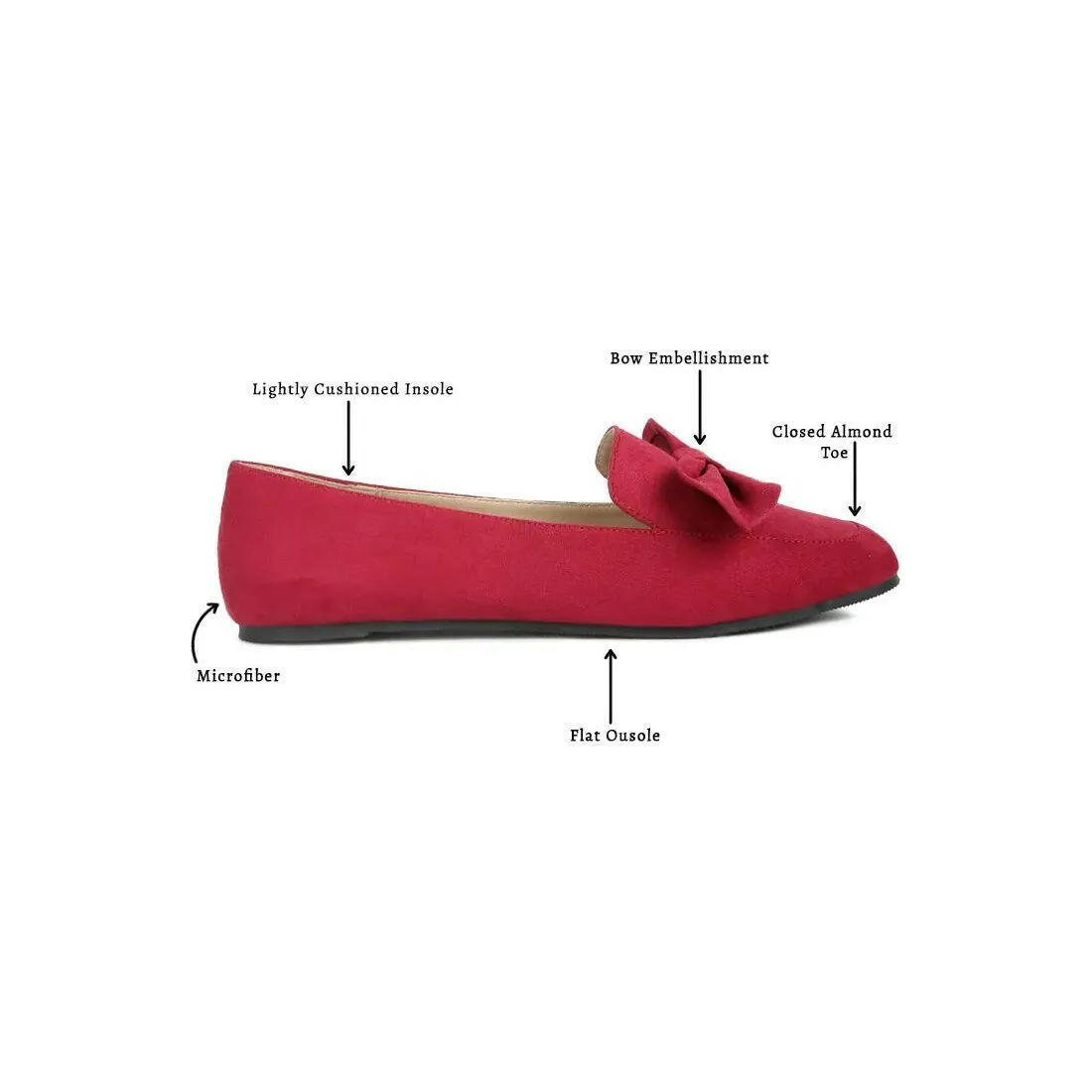 Remee Front Bow Loafers