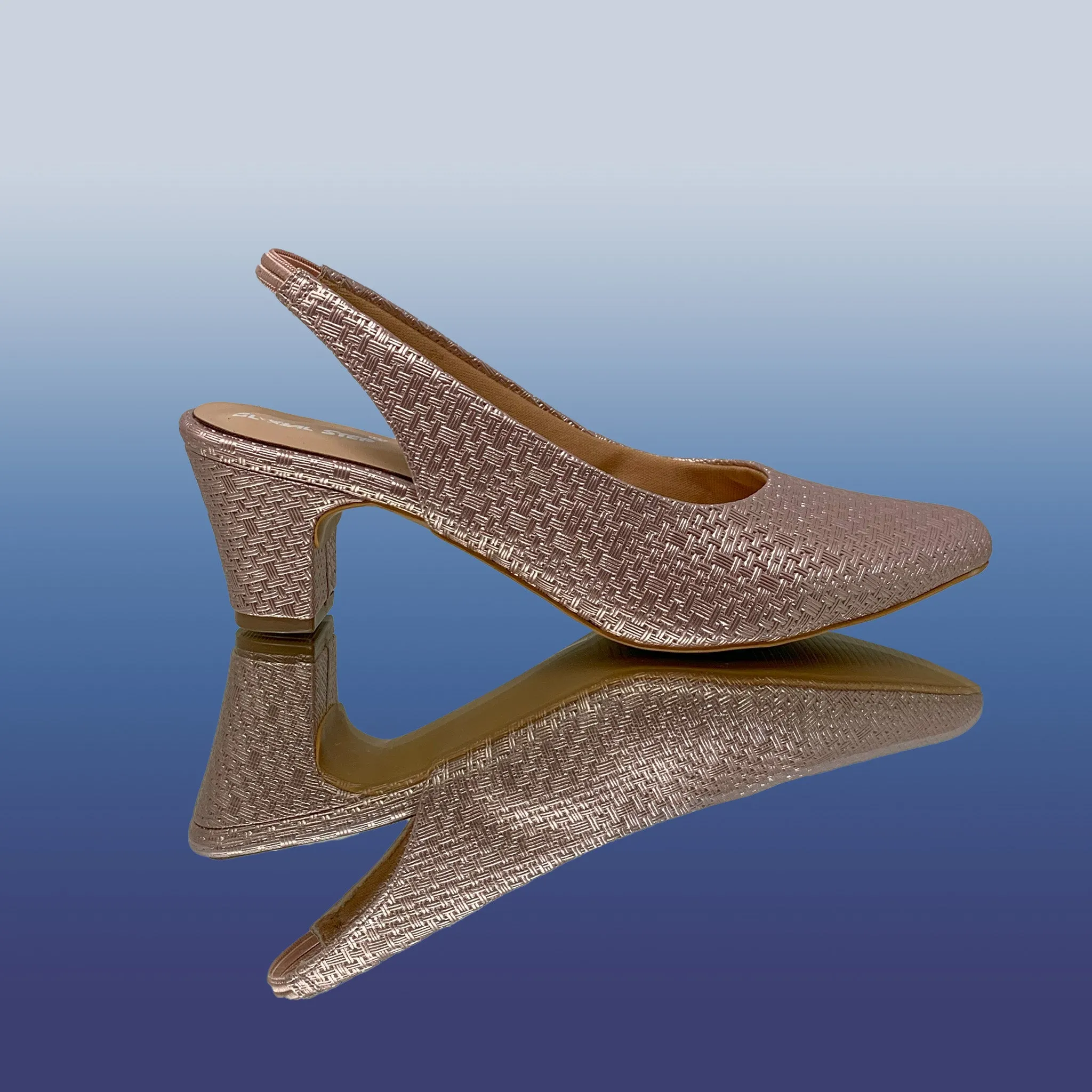 RoseGold Slingback Heels