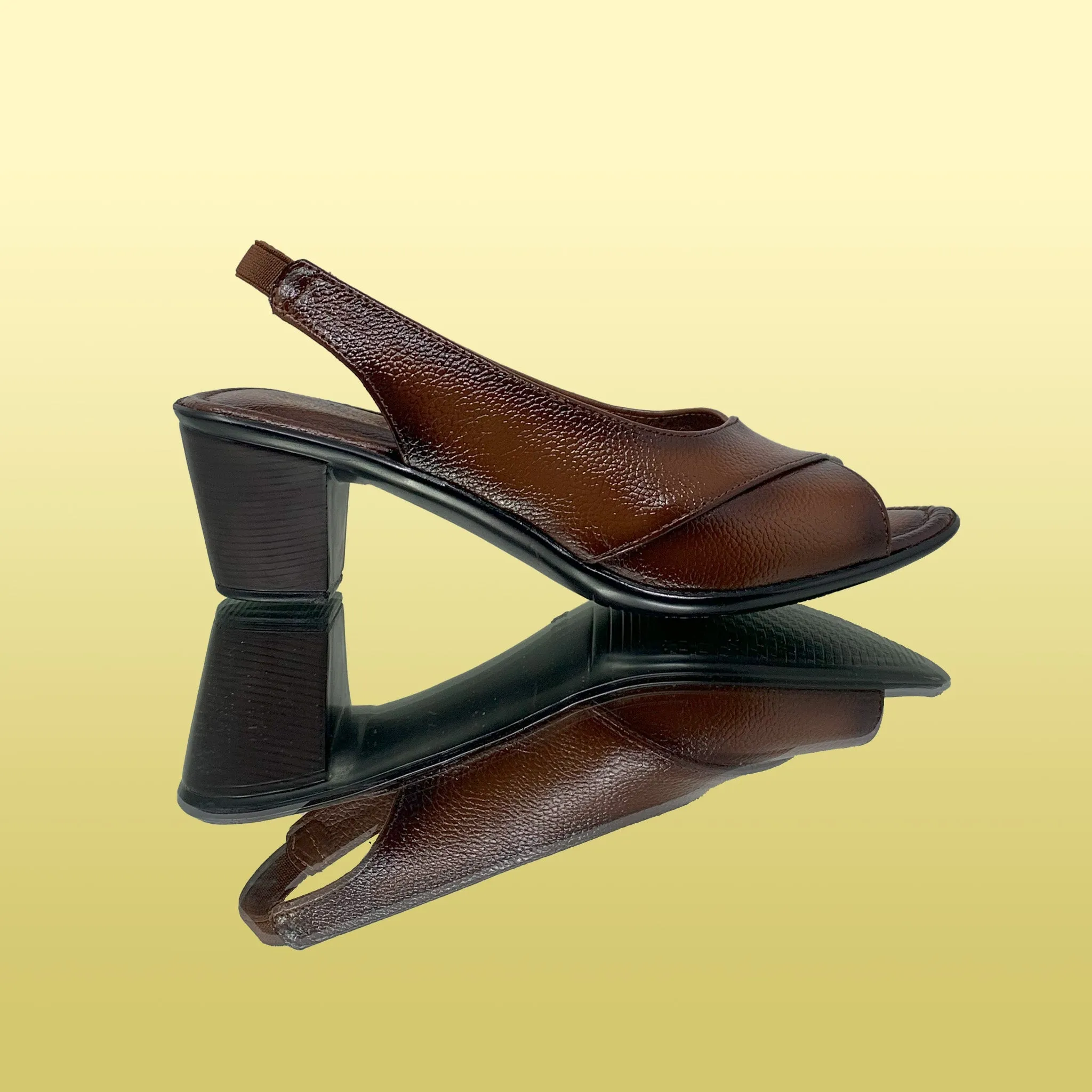Rust Slingback Heels