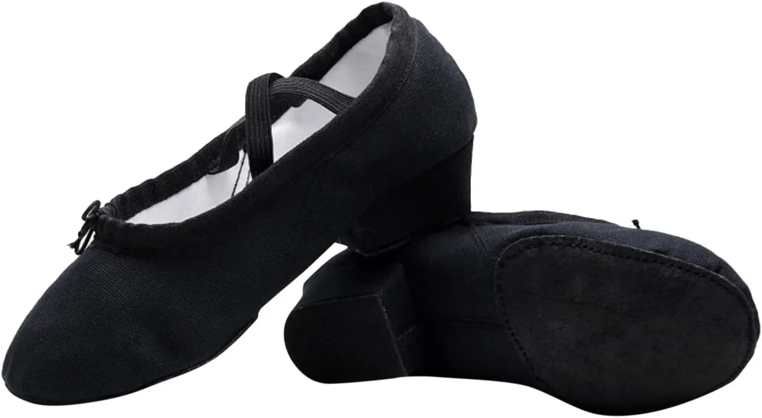 Sandals Women Comfortable Walking Women's Canvas Dance Shoes Soft Soled Training Shoes Ballet Shoes Business Heels Women