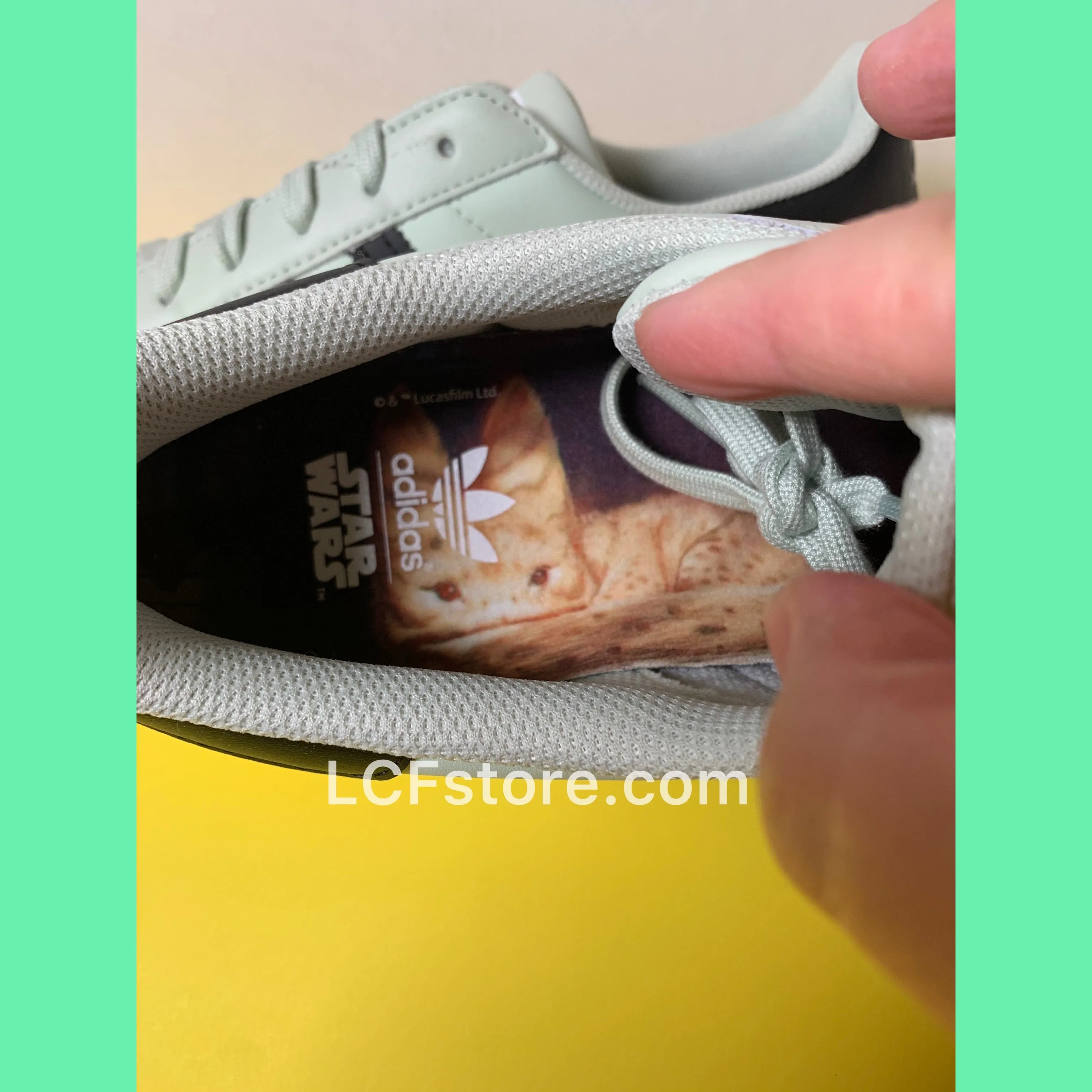 THE CHILD ADIDAS SUPERSTAR SHOES