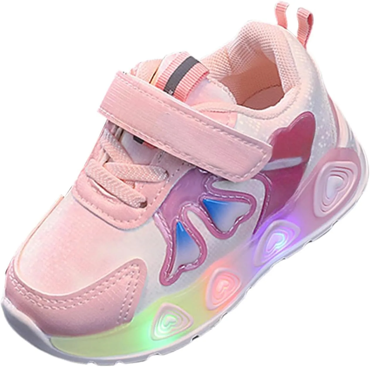 Toddler Shoes for Girl and Boy Light Up Shoes Kids Shoes with Led Toddler Running Shoes Little Kid Cute artoon Sneakers