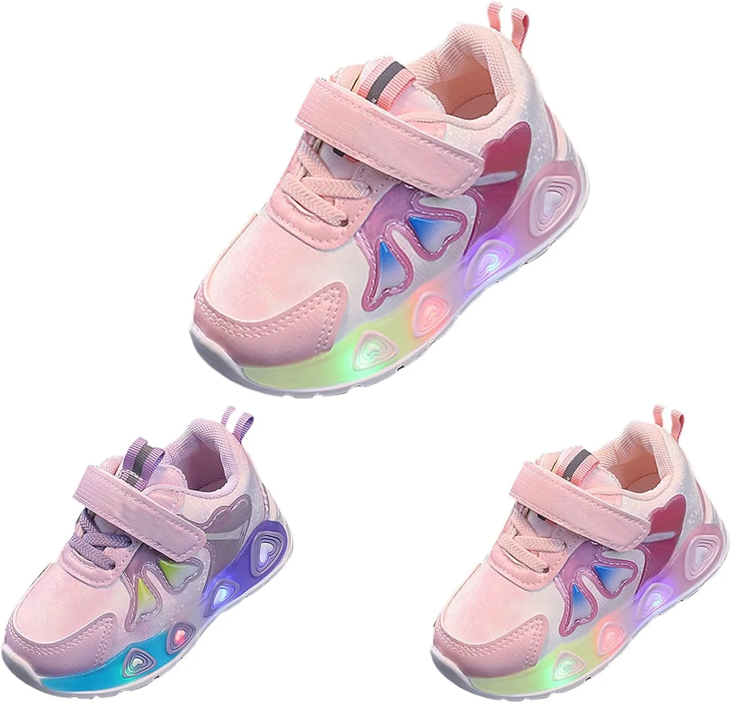 Toddler Shoes for Girl and Boy Light Up Shoes Kids Shoes with Led Toddler Running Shoes Little Kid Cute artoon Sneakers