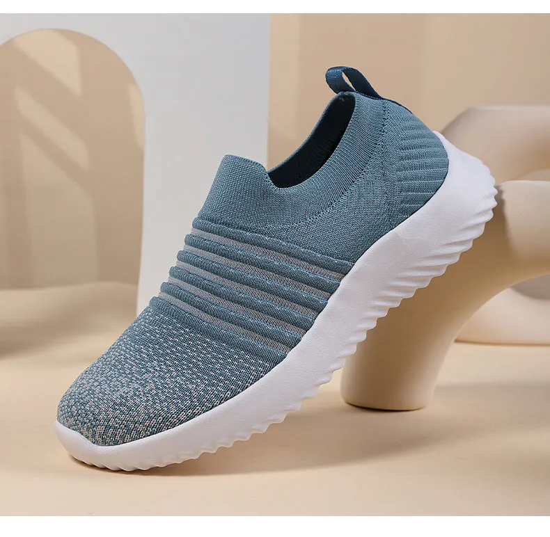 Women's Light Soft Bottom Casual Cool Breathable Comfortable Mesh Sneaker