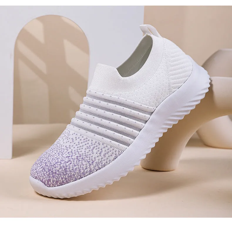 Women's Light Soft Bottom Casual Cool Breathable Comfortable Mesh Sneaker