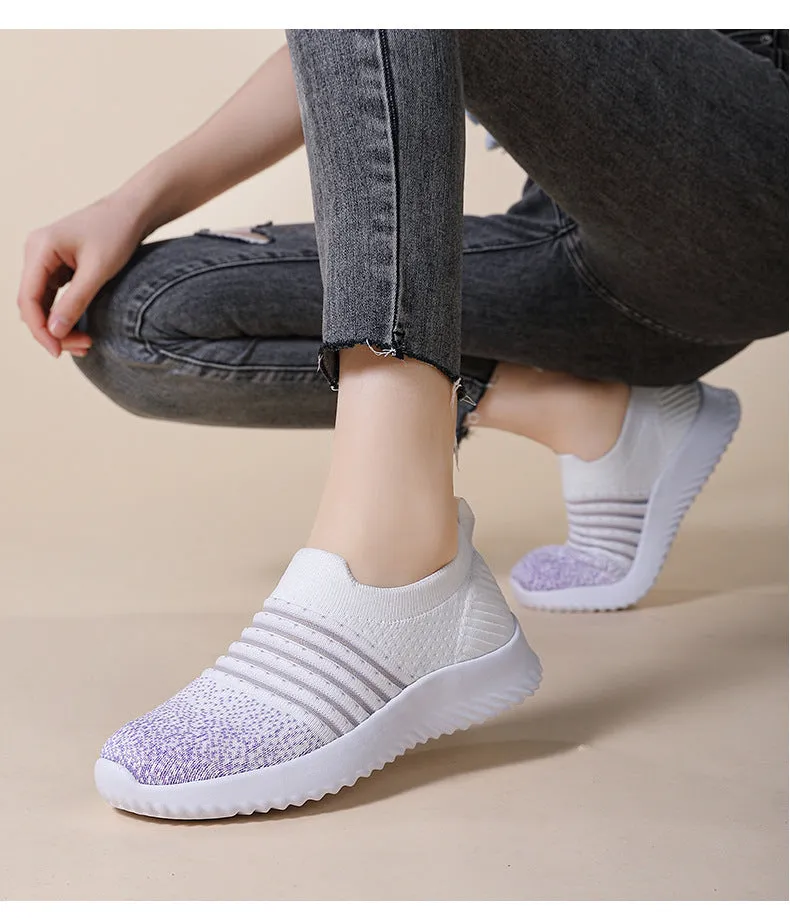 Women's Light Soft Bottom Casual Cool Breathable Comfortable Mesh Sneaker