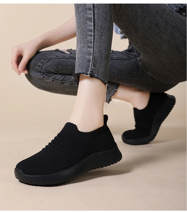 Women's Light Soft Bottom Casual Cool Breathable Comfortable Mesh Sneaker