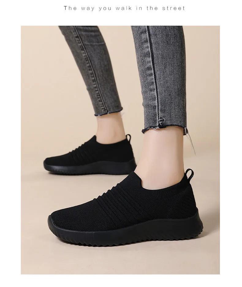 Women's Light Soft Bottom Casual Cool Breathable Comfortable Mesh Sneaker