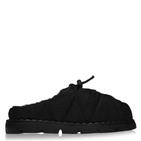 Womens Prada Black Nylon Mule