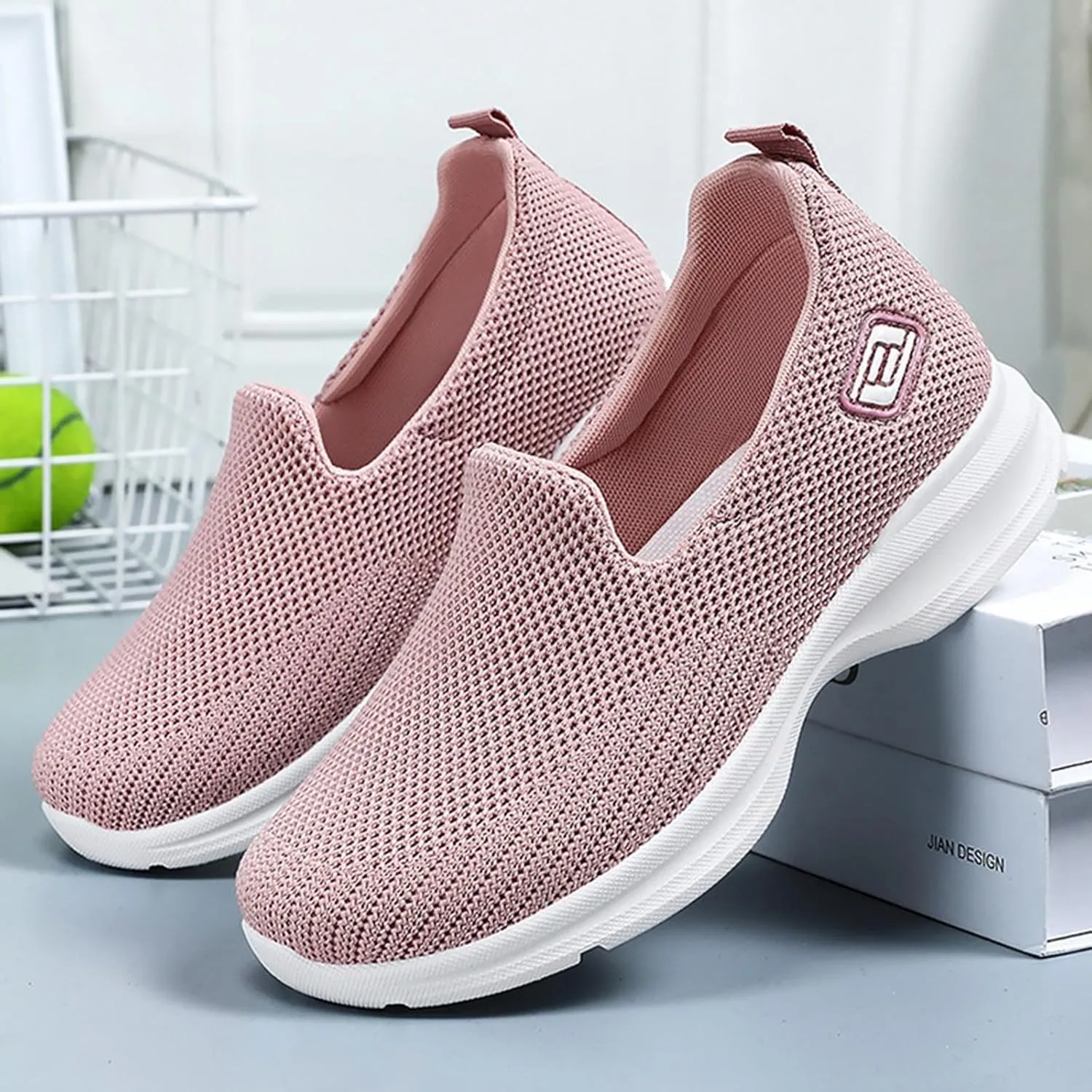Women's Woven Orthopedic Breathable Soft Shoes Arch Support, Diabetes Foam Shoes Walking Anti-Skid Sports Shoes 2024 New Fall